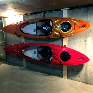 Red and Orange Kayaks