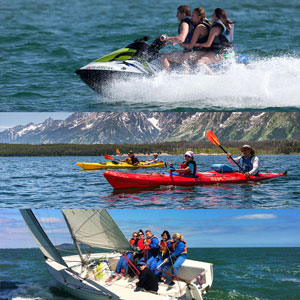 People Performing Various Activities in Boats