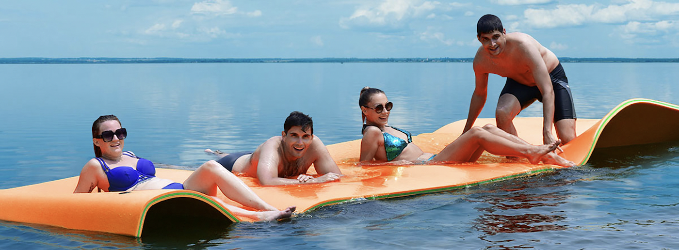 Couple on Floating Mat