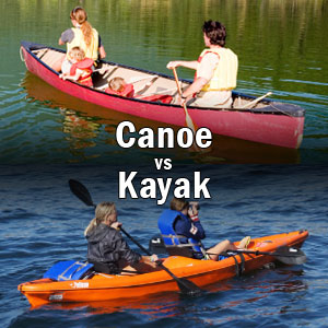 kayak vs canoe